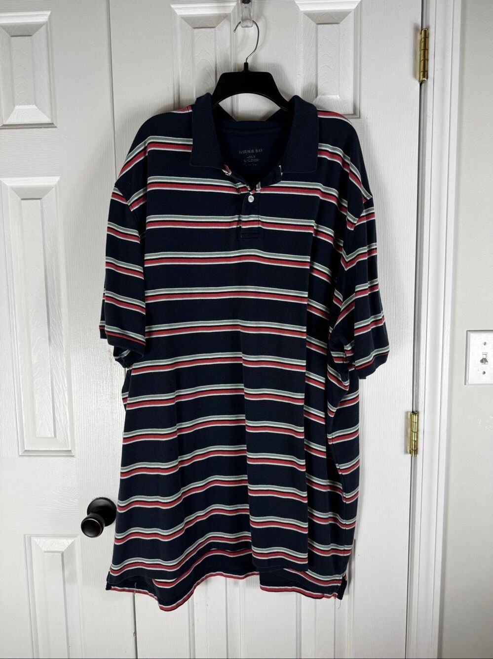Harbor Bay Men’s Polo Shirt Size 6XLT